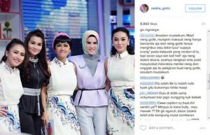 Zaskia Gotik Dihujat Gara-Gara Hina Indonesia