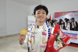 Atlet skateboard Indonesia, Basral Graito Hutomo, berhasil menorehkan prestasi membanggakan dengan meraih medali emas di SEA Games 2025