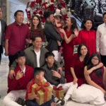 Jessica Mila Rayakan Natal Awal Bersama Keluarga Suami dalam Balutan Merah Cerah