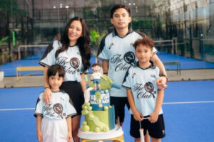 Momen putra sulung Rachel Venna dan Niko Al Hakim, Xabiru Oshe Al Hakim, yang kerap disapa Xabiru, berulang tahun yang ke-8