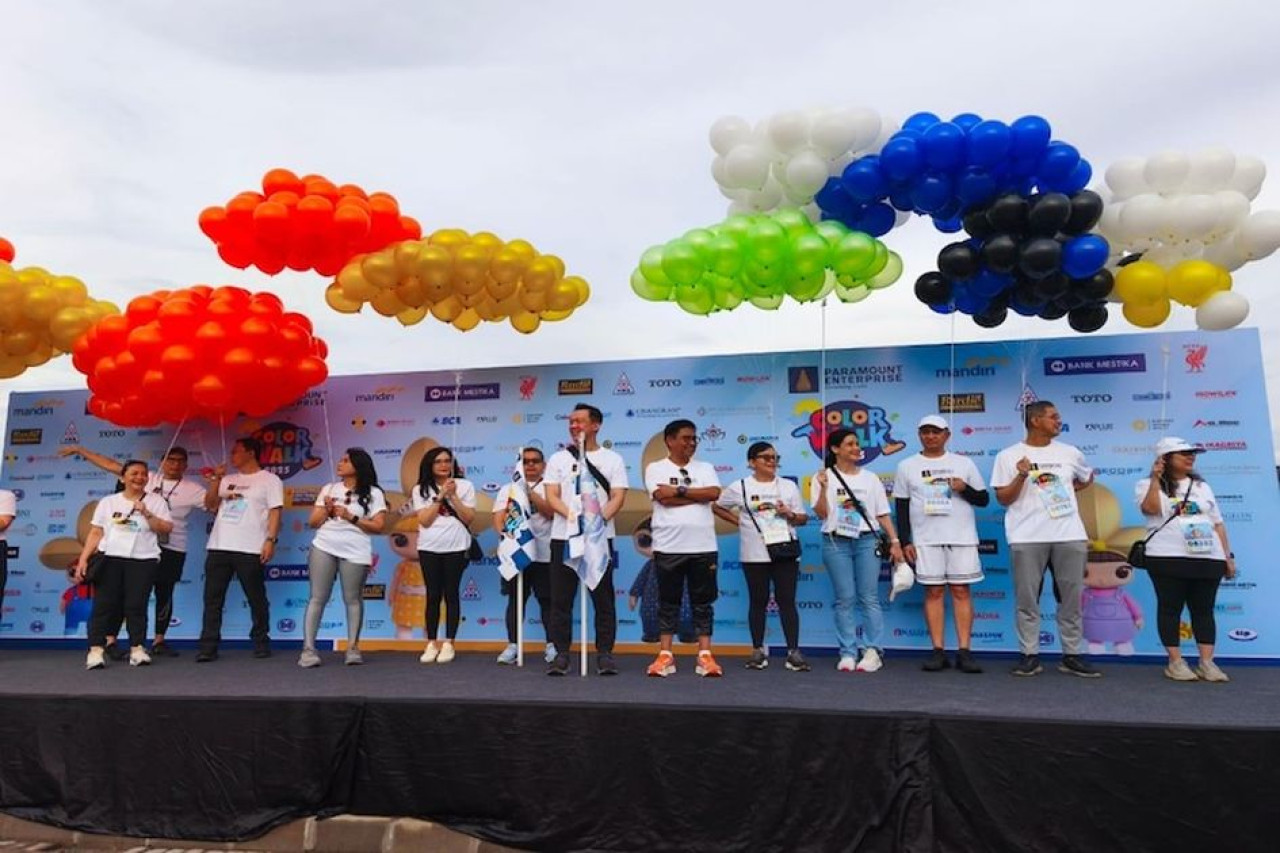 Ari Lasso Meriahkan Paramount Color Walk 2025, Ribuan Peserta Jelajahi Gading Serpong