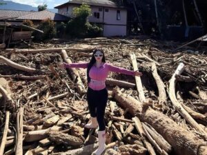 Novi Rizki Kaget Dihujat Netizen Akibat Pakaian Ketat Saat ke Lokasi Bencana