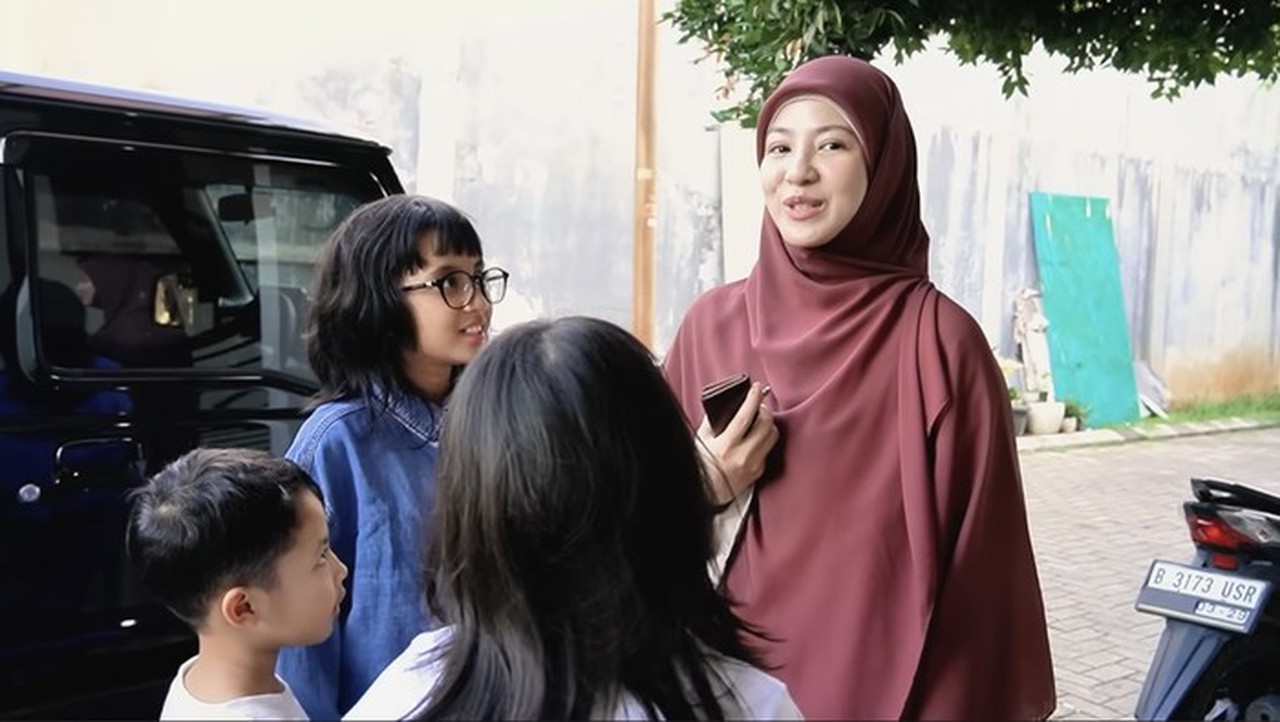Natasha Rizki Ajak Tiga Anaknya Nikmati Musim Dingin di Korea Selatan Akhir Tahun