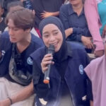 Hamil Besar, Lesti Kejora Tetap Datangi Korban Banjir dan Longsor di Sumut