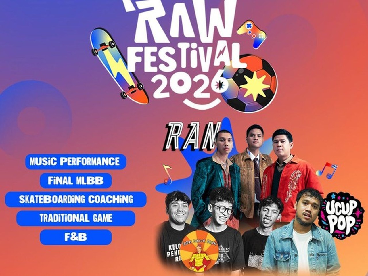 RAW Festival 2026: RAN dan Sukses Lancar Rejeki Siap Gebrak Panggung Senayan